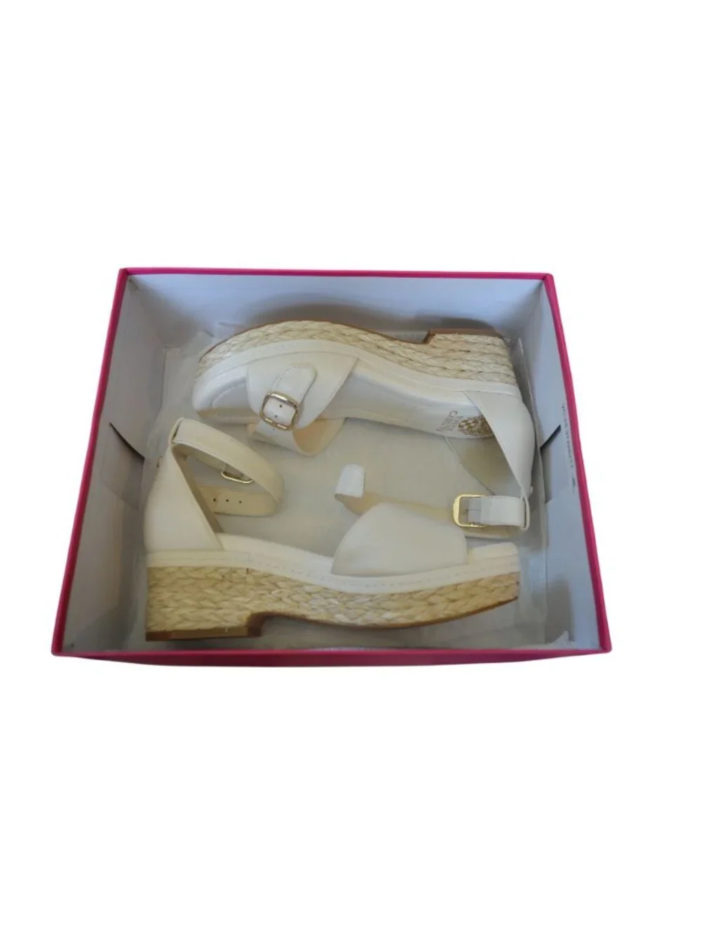 New Vince Camuto Meterry Espadrille Wedge Sandals Women's Size 8 Bohemian Summer